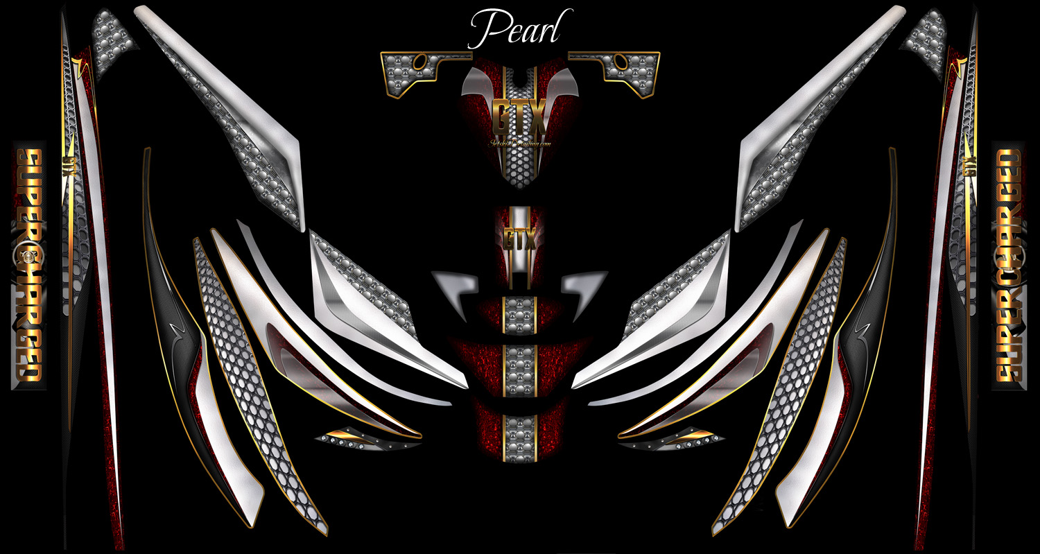 PEARL RED PREMIUM SEADOO GTX PWC WRAP